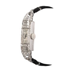 Ladies Platinum Diamond Wristwatch, 1920s