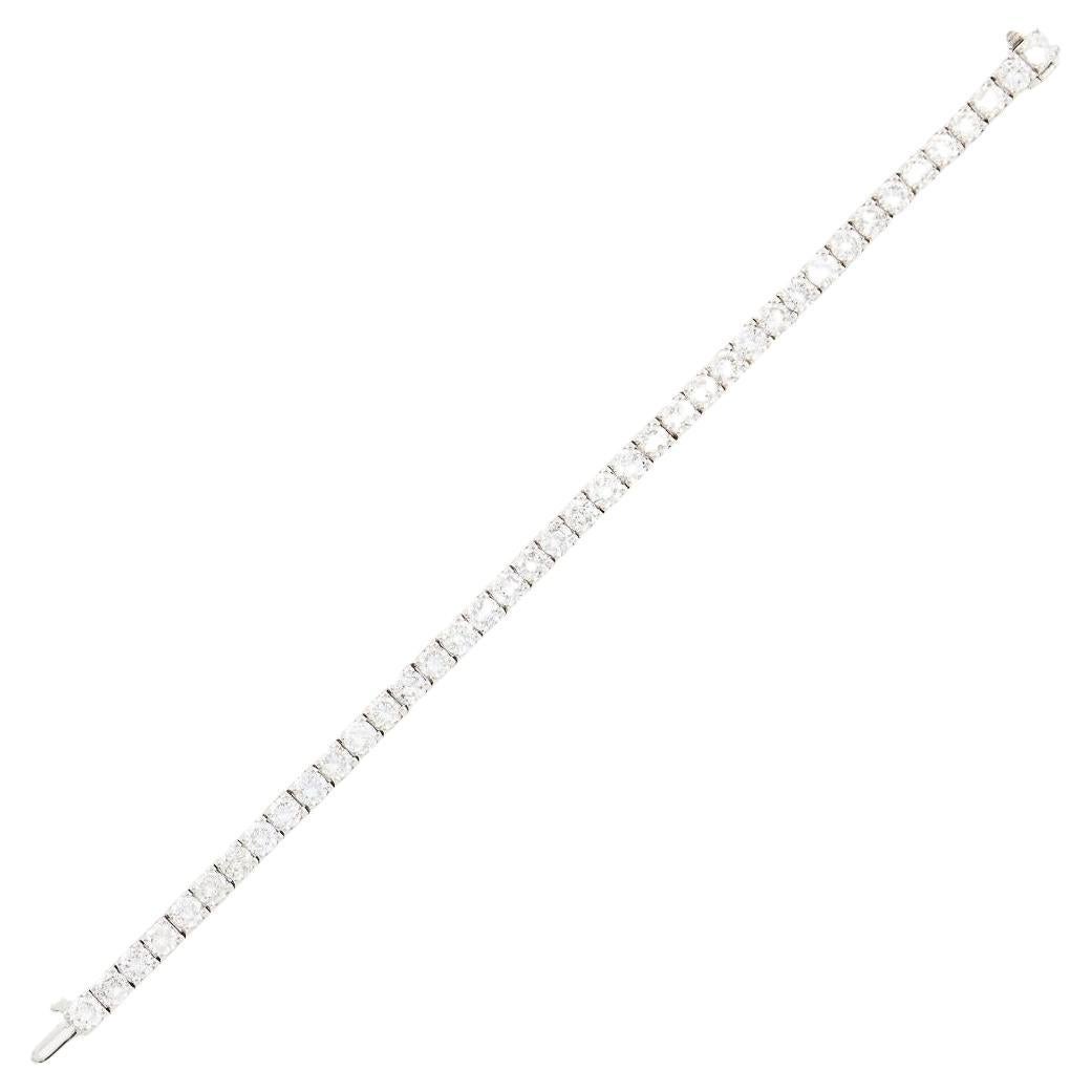 Rare Important Magnificent 10CT Gorgeous Glittering Diamond Tennis Bracelet