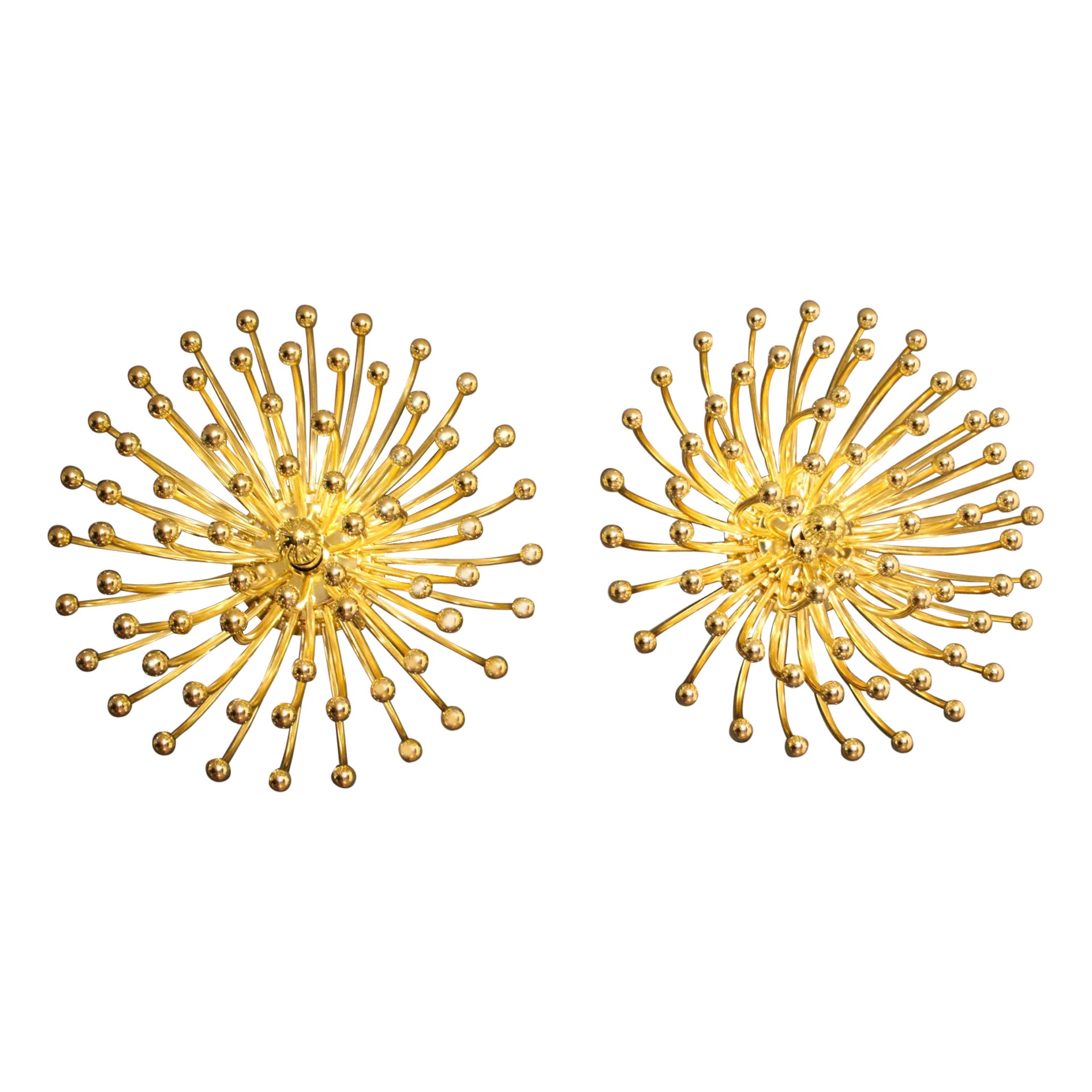 Candelabros, lámparas de mesa o apliques Pistillo Oro 60 cm By Valenti Milano