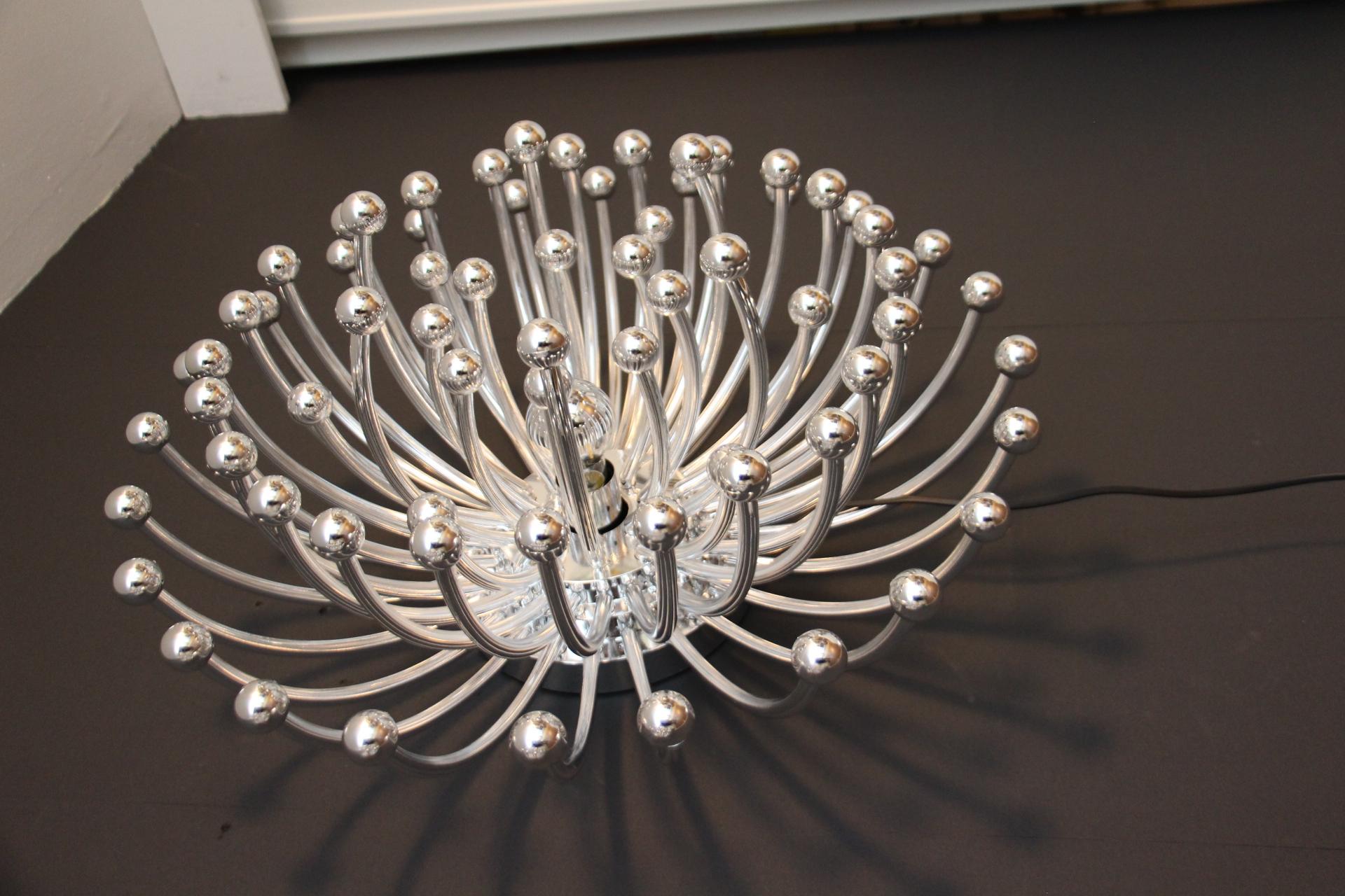 60 cm Silver Pistillo Chandeliers Table Lamps or Wall Lamps By Valenti Milano 5