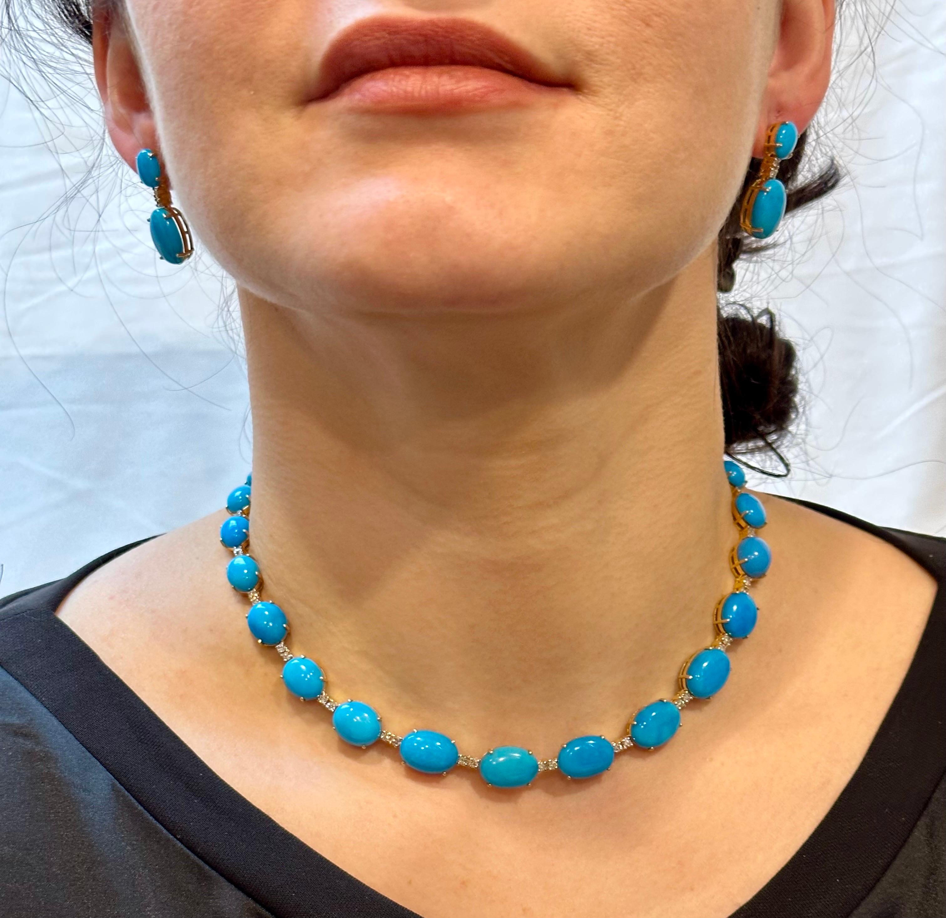 sleeping beauty turquoise necklace