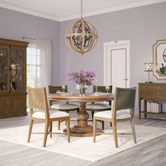 60 Round Pedestal Dining Table