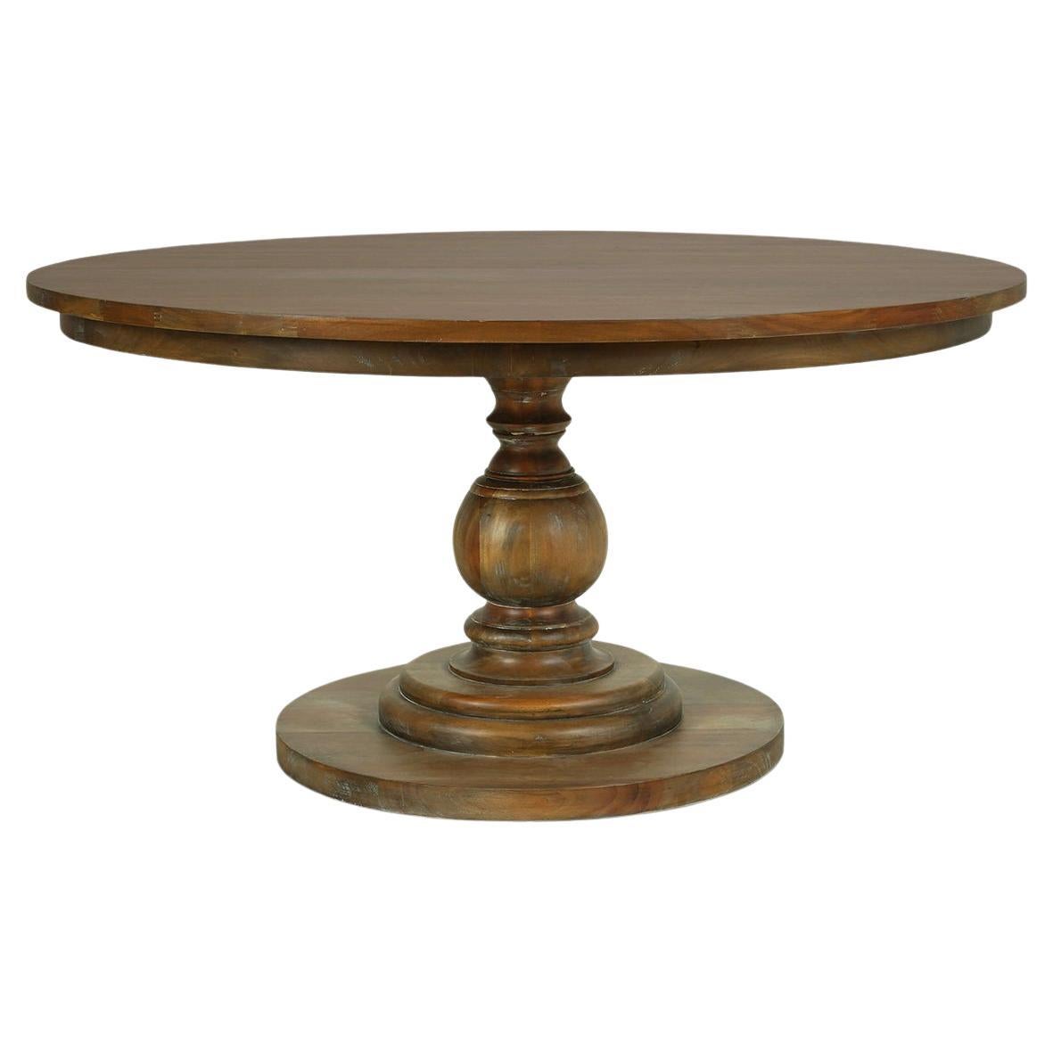 60 Round Pedestal Dining Table