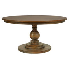 60 Round Pedestal Dining Table