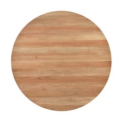 60 Round Pedestal Dining Table - Fruitwood Finish