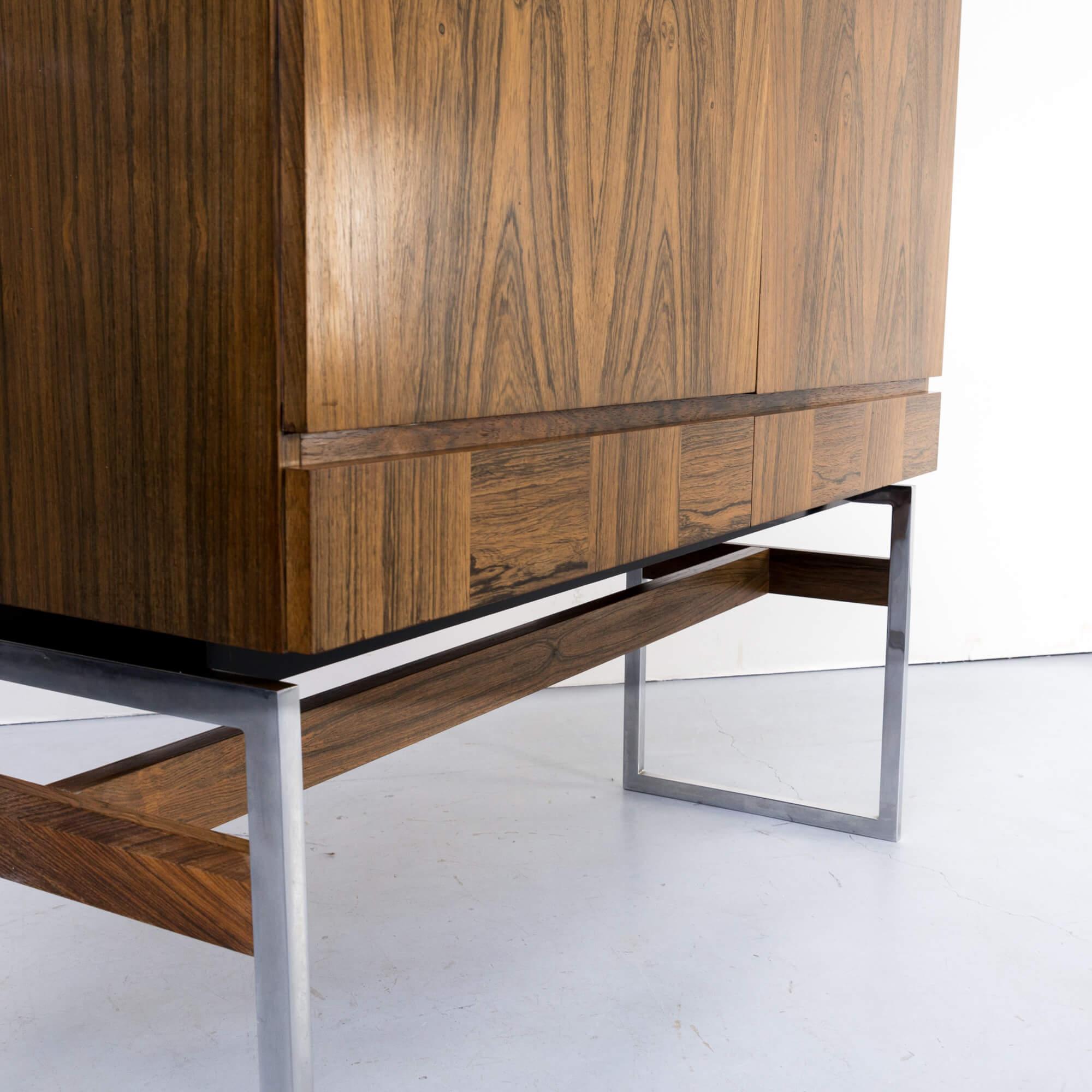 Chrome 1960 Rudolf Bernd Glatzel cabinet for Fristho For Sale