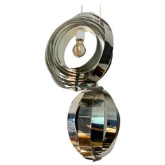 60, s Pair of Verner Panton "Moon" Pendant Lamps for Louis Poulsen
