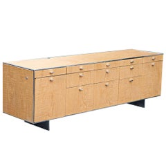60" Eiche Vintage Edelstahl GF Davis Allen Credenza