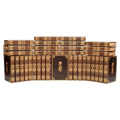 60 vol. Walter Scott, Les œuvres de Sir Walter Scott. Grand papier et édition limitée.
