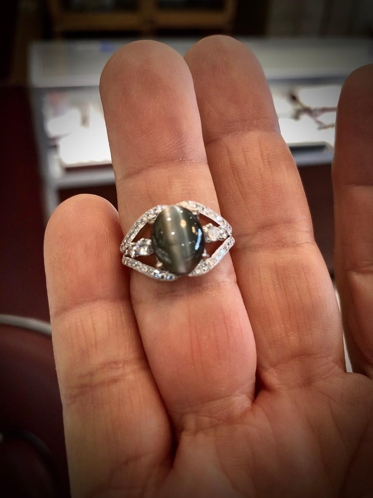 Cat's eye alexandrite ring best sale
