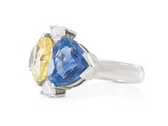 6.00 Carat Blue & Yellow Sapphire