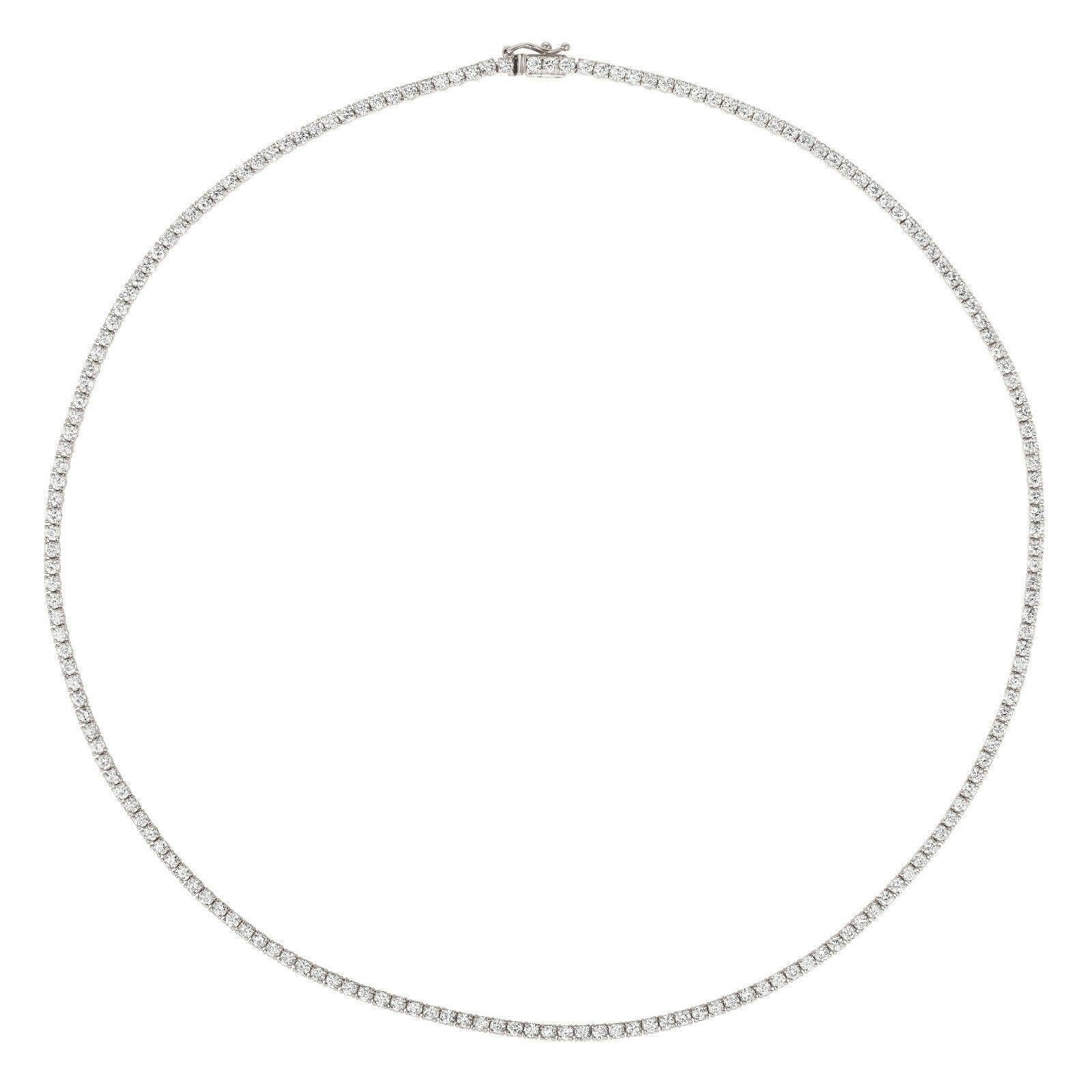 6.00 Carat Diamond Tennis Necklace G SI 14K White Gold 16 inches

100% Natural Diamonds, Not Enhanced in any way Round Cut Diamond  Necklace  
6.00CT
G-H 
SI  
14K White Gold, Pave,  11.7 gram
16 inches in length, 1/10 inch in width
180
