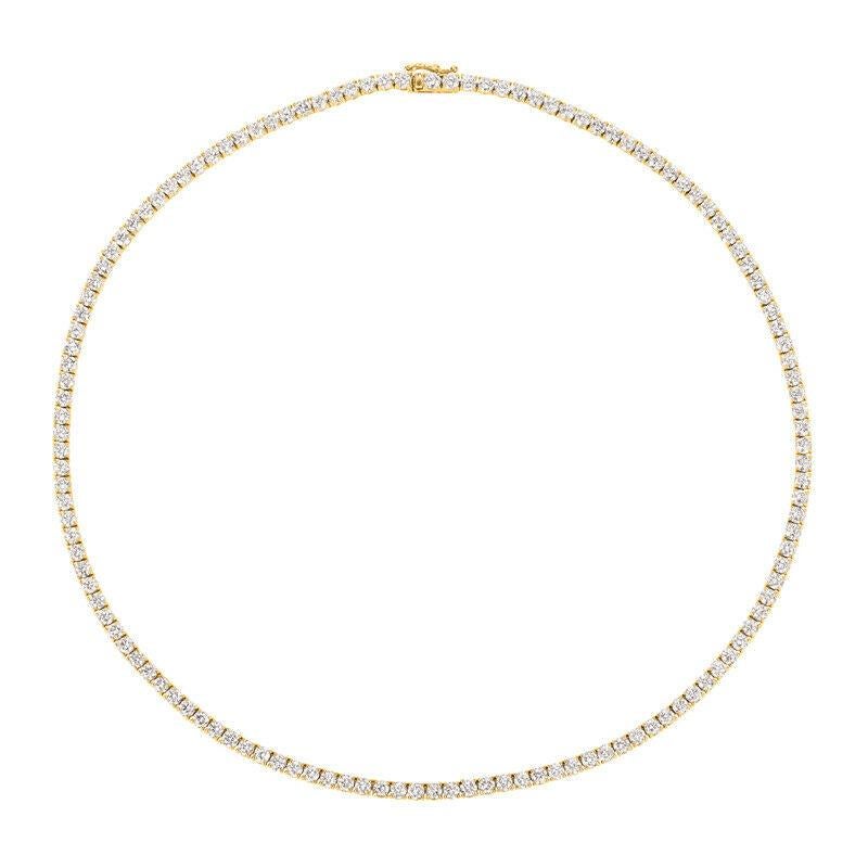 Collar de tenis con diamantes de 6,00 quilates G SI Oro amarillo de 14 quilates 16 pulgadas

Diamantes 100% naturales, no mejorados de ninguna manera Collar de diamantes talla redonda  
6.00CT
G-H 
SI  
Oro amarillo de 14 quilates, estilo garra
16