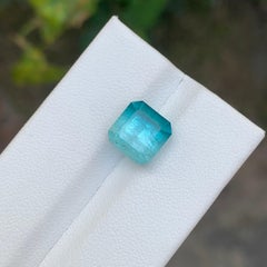 6.00 Carat Natural Loose Bi Colour Tourmaline Octagon Shape Gemstone
