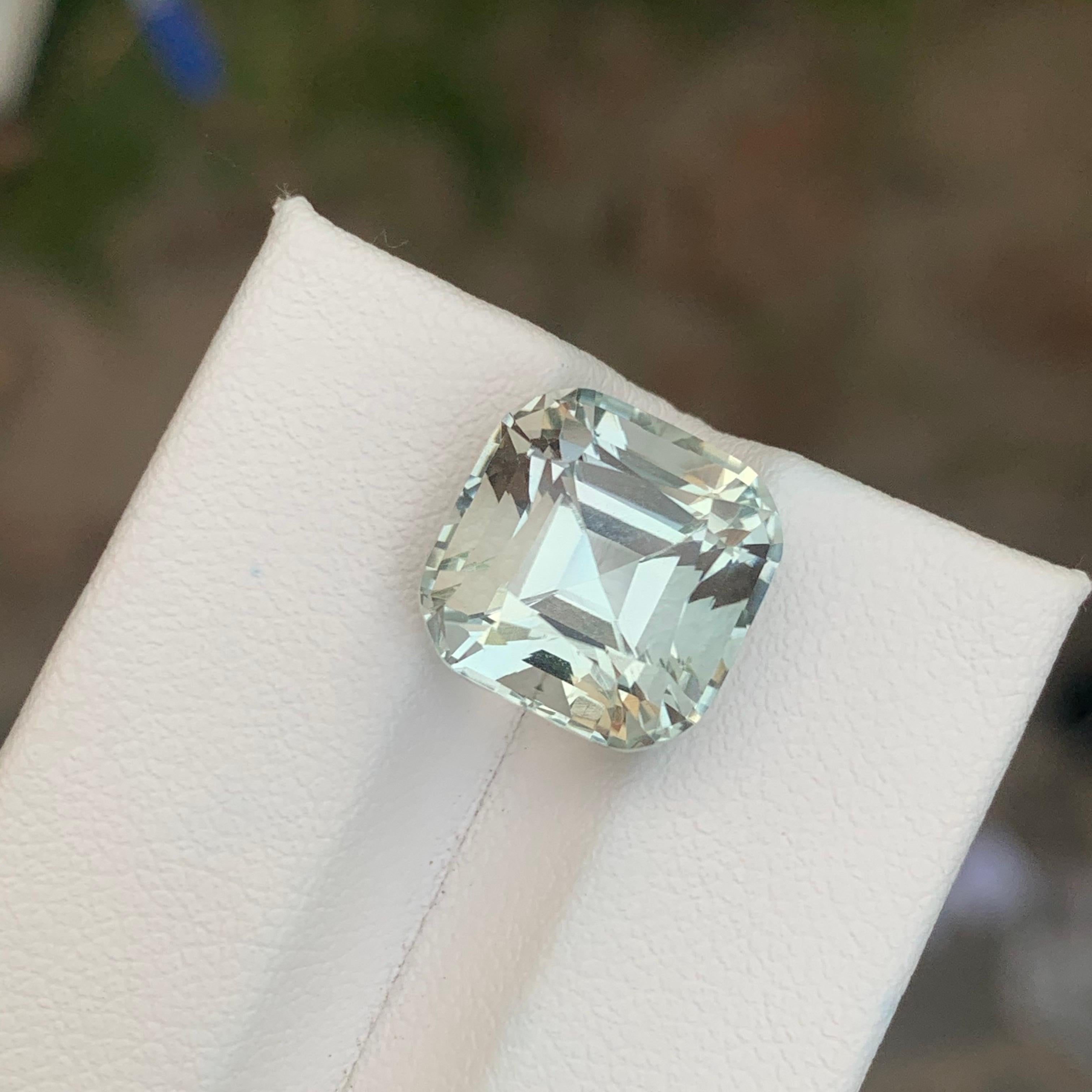 6.00 carati di ametista verde naturale sfusa e di prasiolite a forma di cuscino. in vendita 5