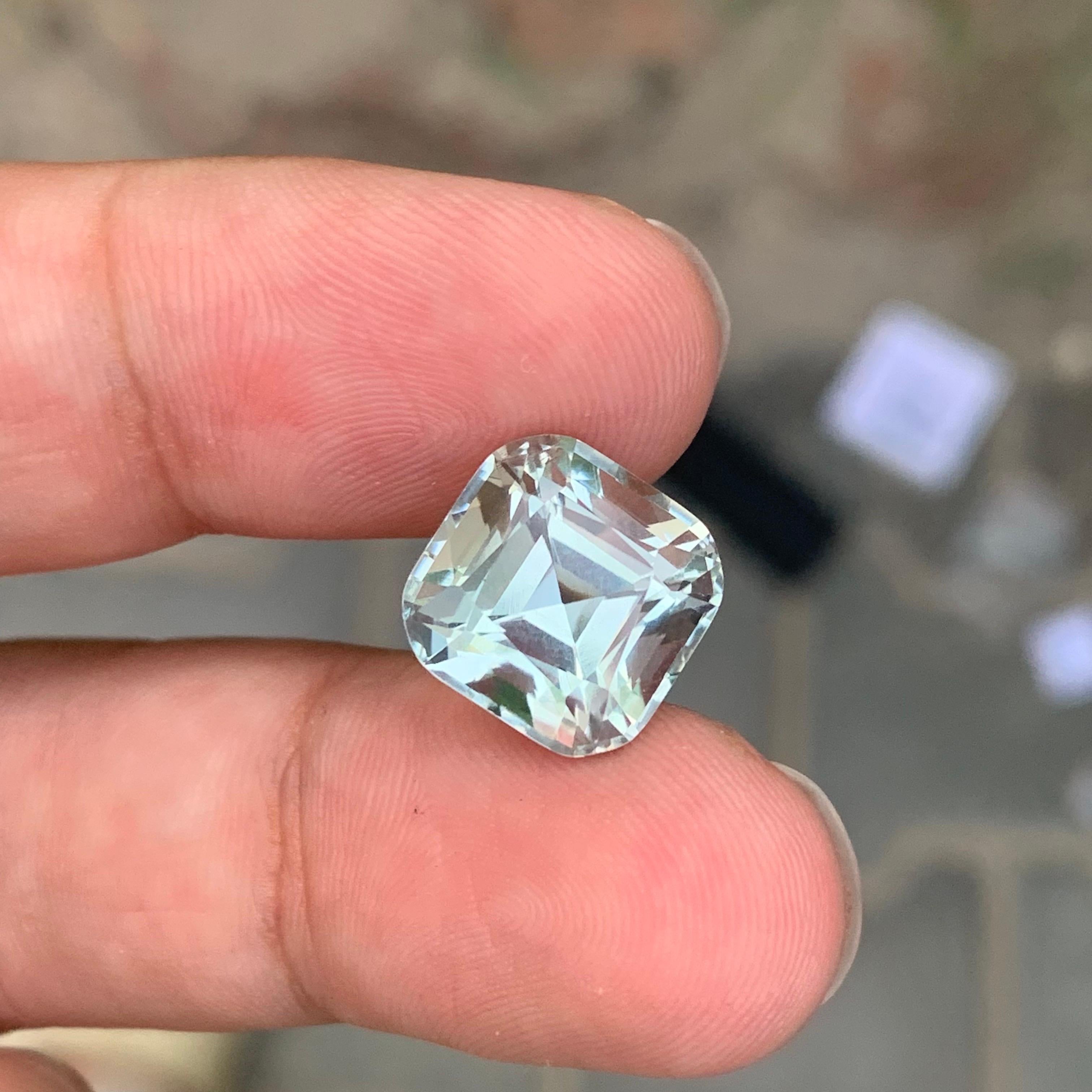 6.00 carati di ametista verde naturale sfusa e di prasiolite a forma di cuscino. in vendita 3