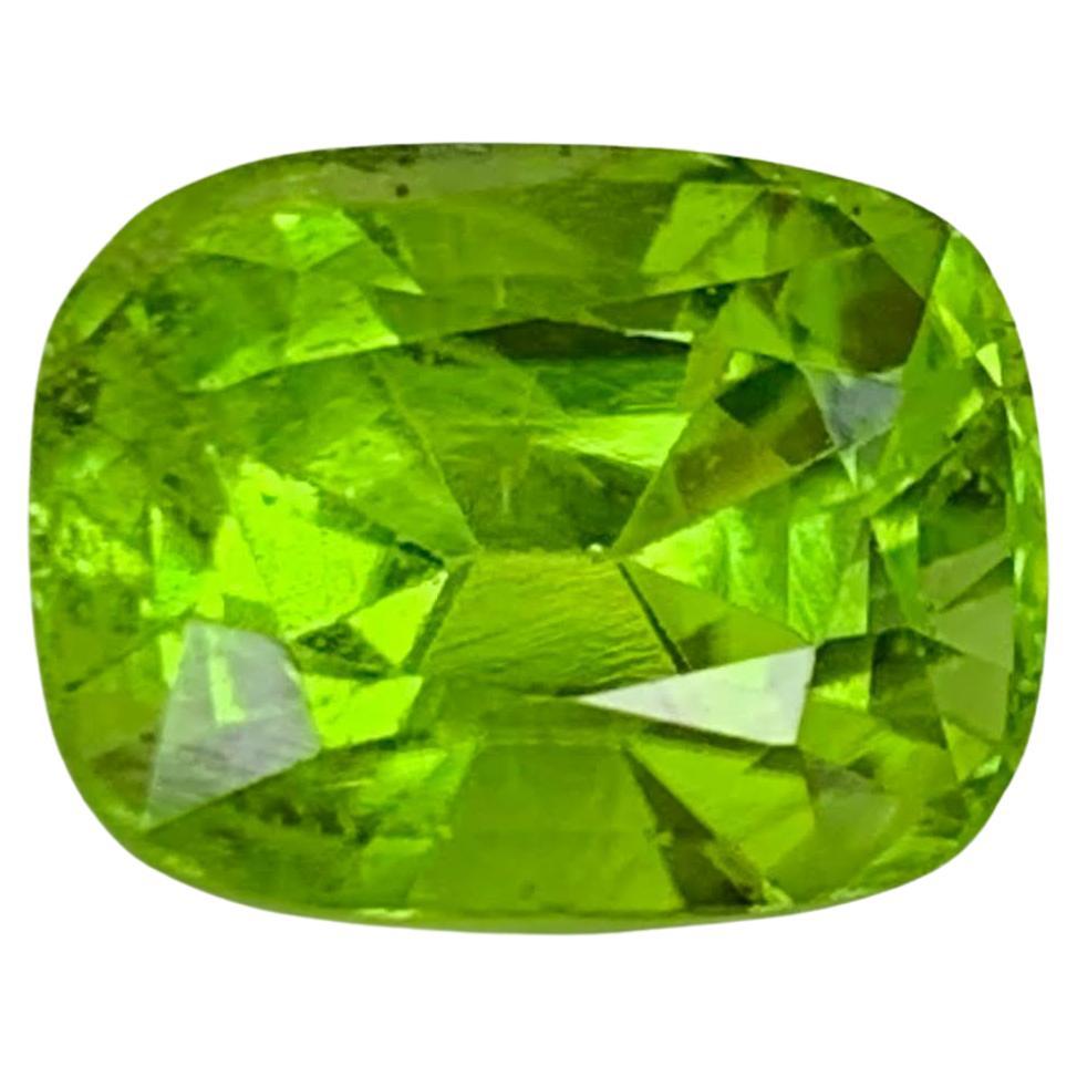 6.00 carati di pietra peridoto verde naturale sfusa con taglio a cuscino Gemma pakistana