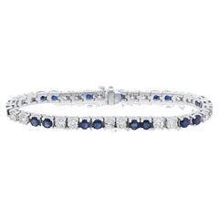 Diana M. Bracciale con zaffiro da 6,00 carati e diamante da 5,00 carati
