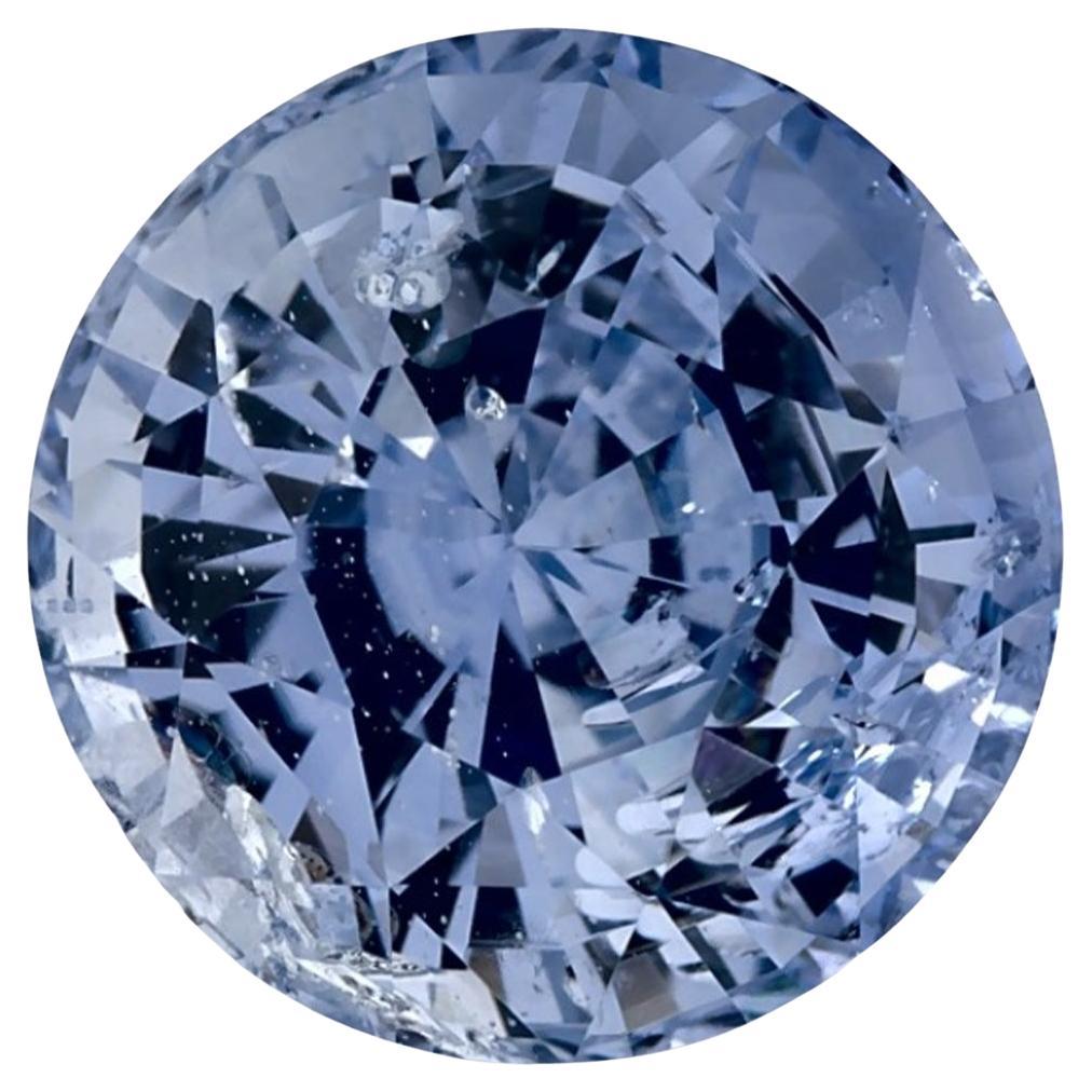 6.00 Karat Blauer runder Saphir, loser Edelstein