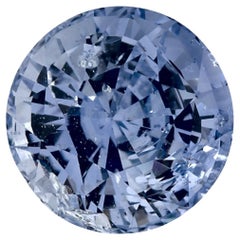 6.00 Karat Blauer runder Saphir, loser Edelstein