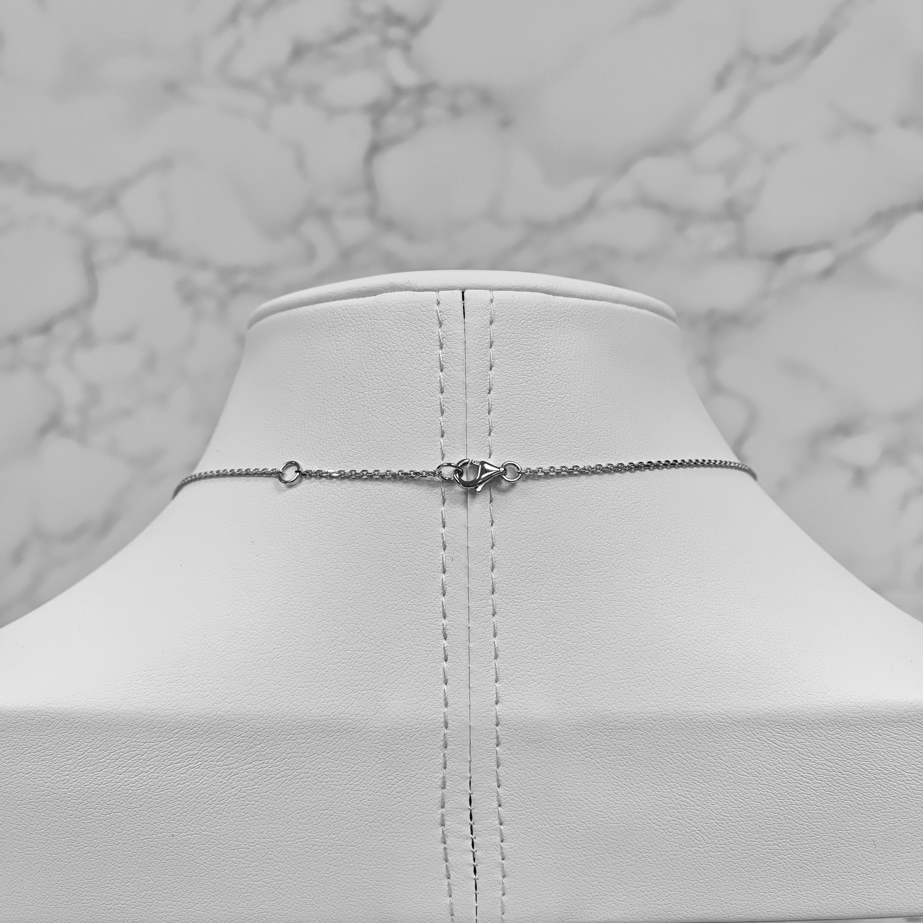 Halskette aus Weißgold mit 60,02 Karat Tansanit und Diamant im Zustand „Neu“ im Angebot in New York, NY