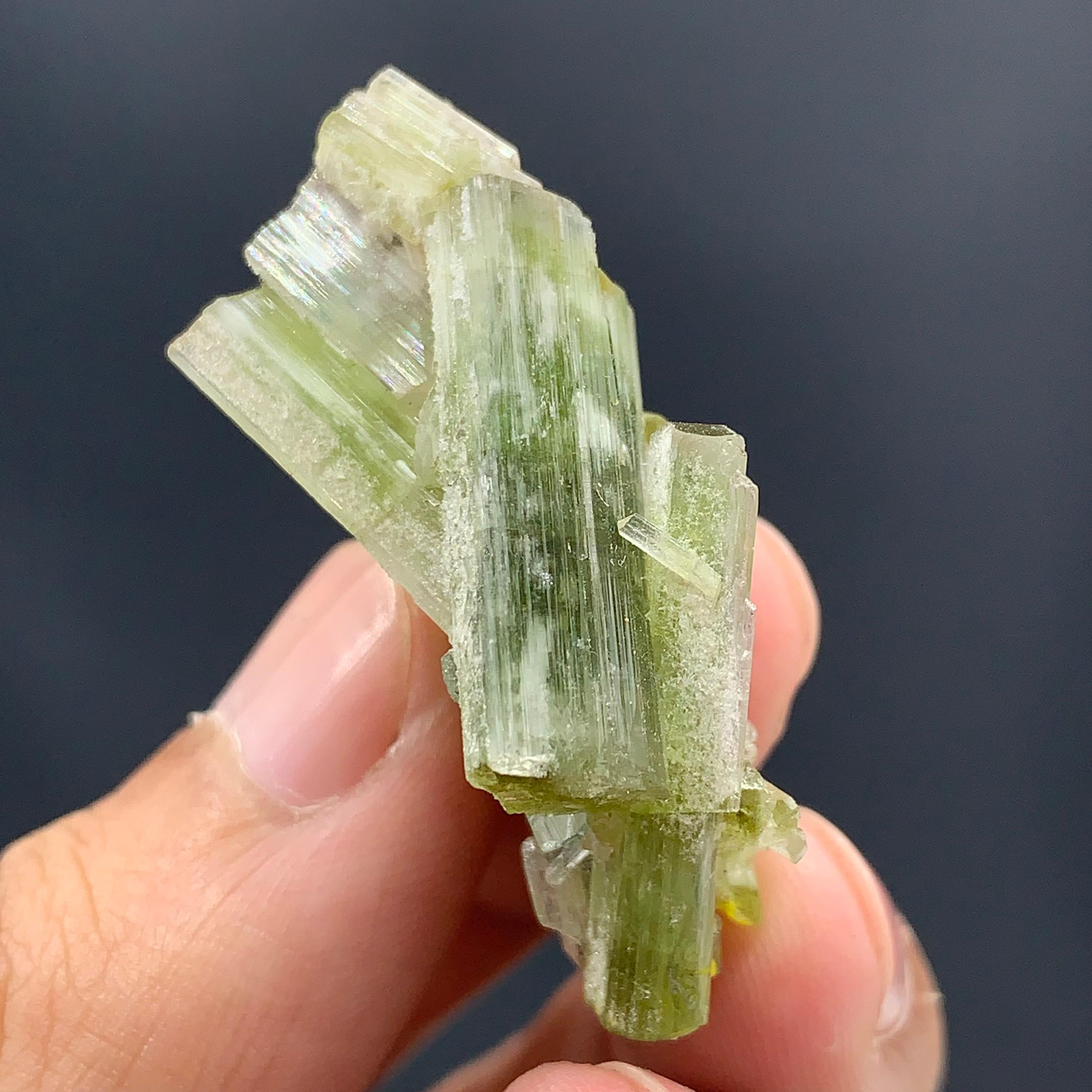 60.05 Carat Glamorous Tourmaline Crystals Cluster From Afghanistan  For Sale 3