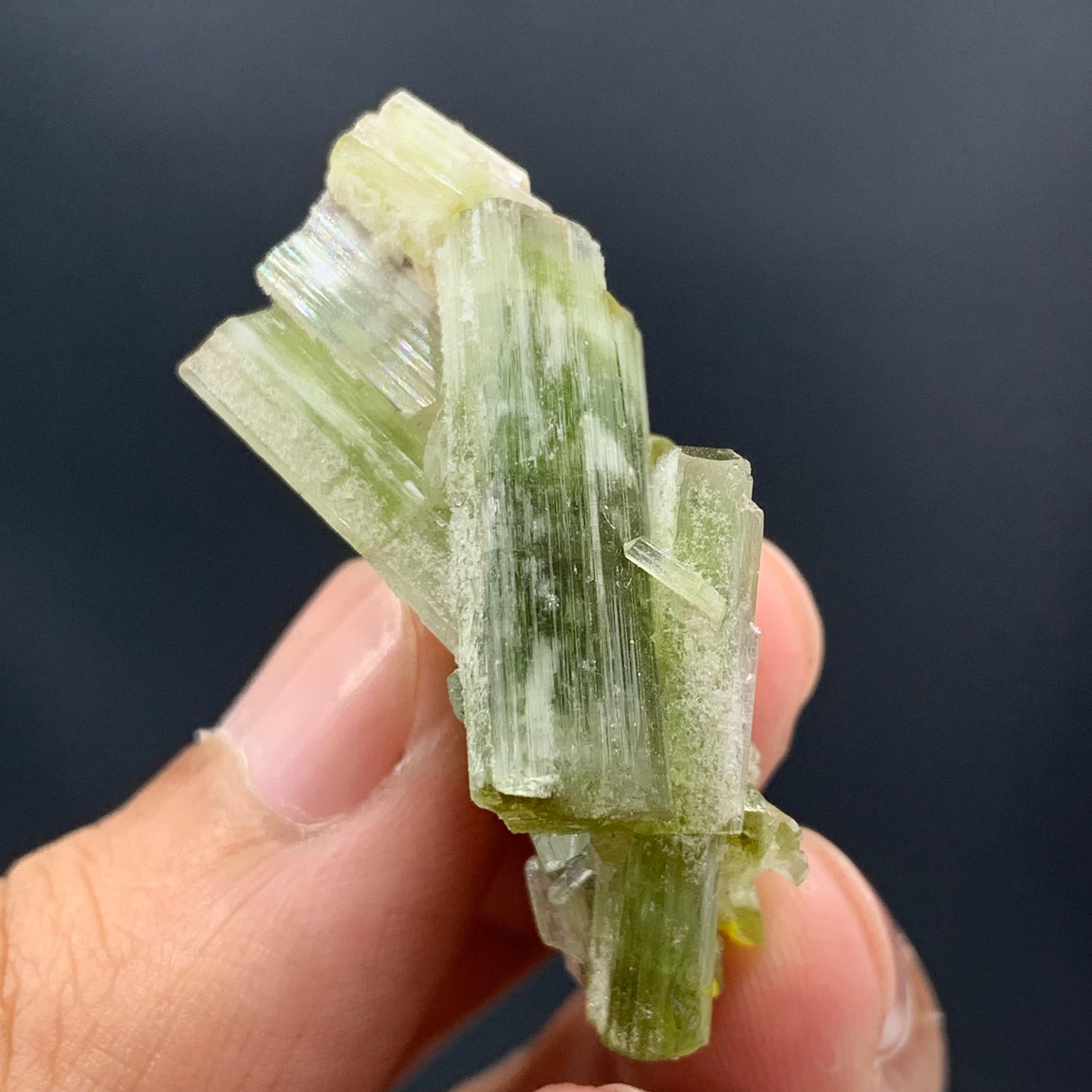 60.05 Carat Glamorous Tourmaline Crystals Cluster From Afghanistan For Sale 4