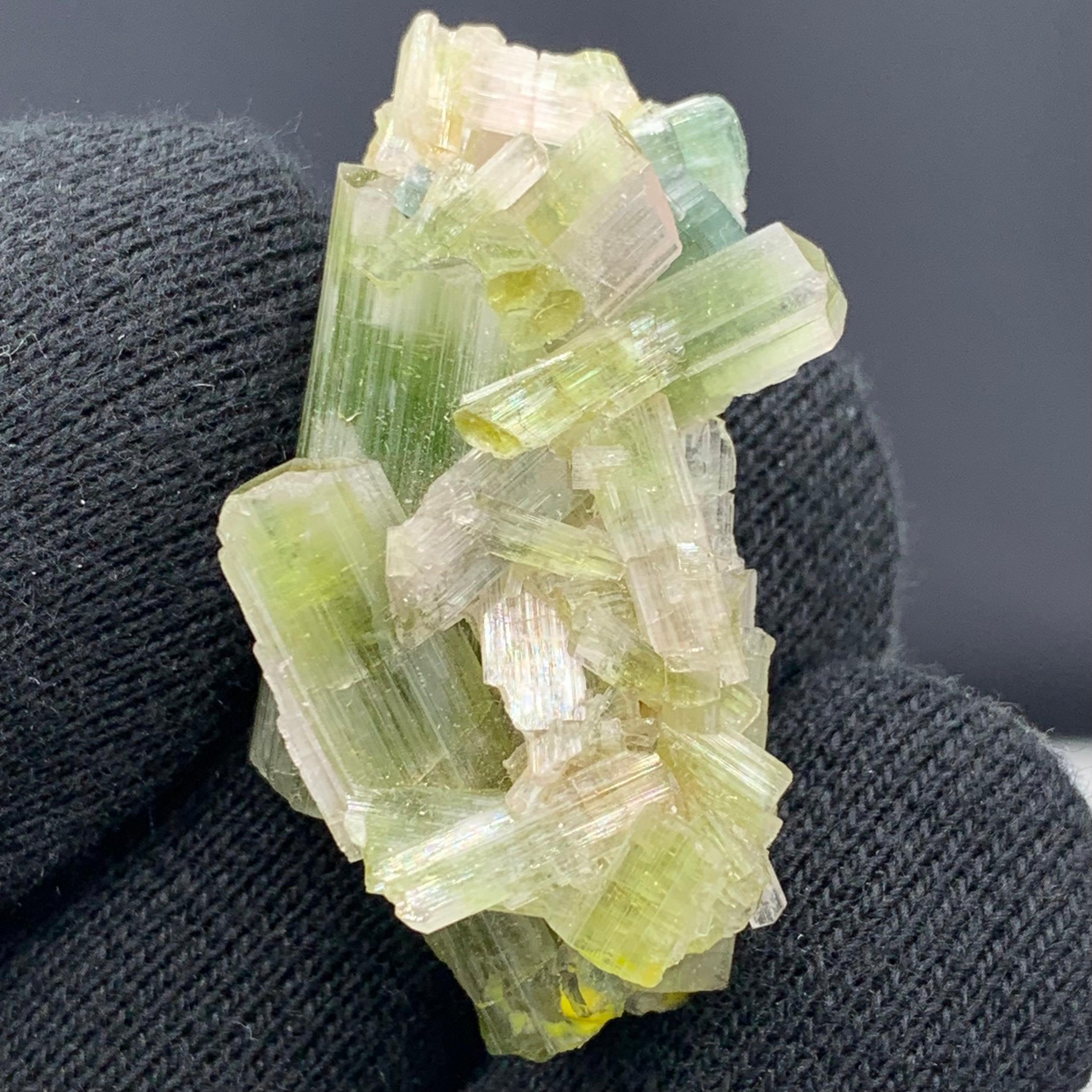 60.05 Carat Glamorous Tourmaline Crystals Cluster From Afghanistan  For Sale 6