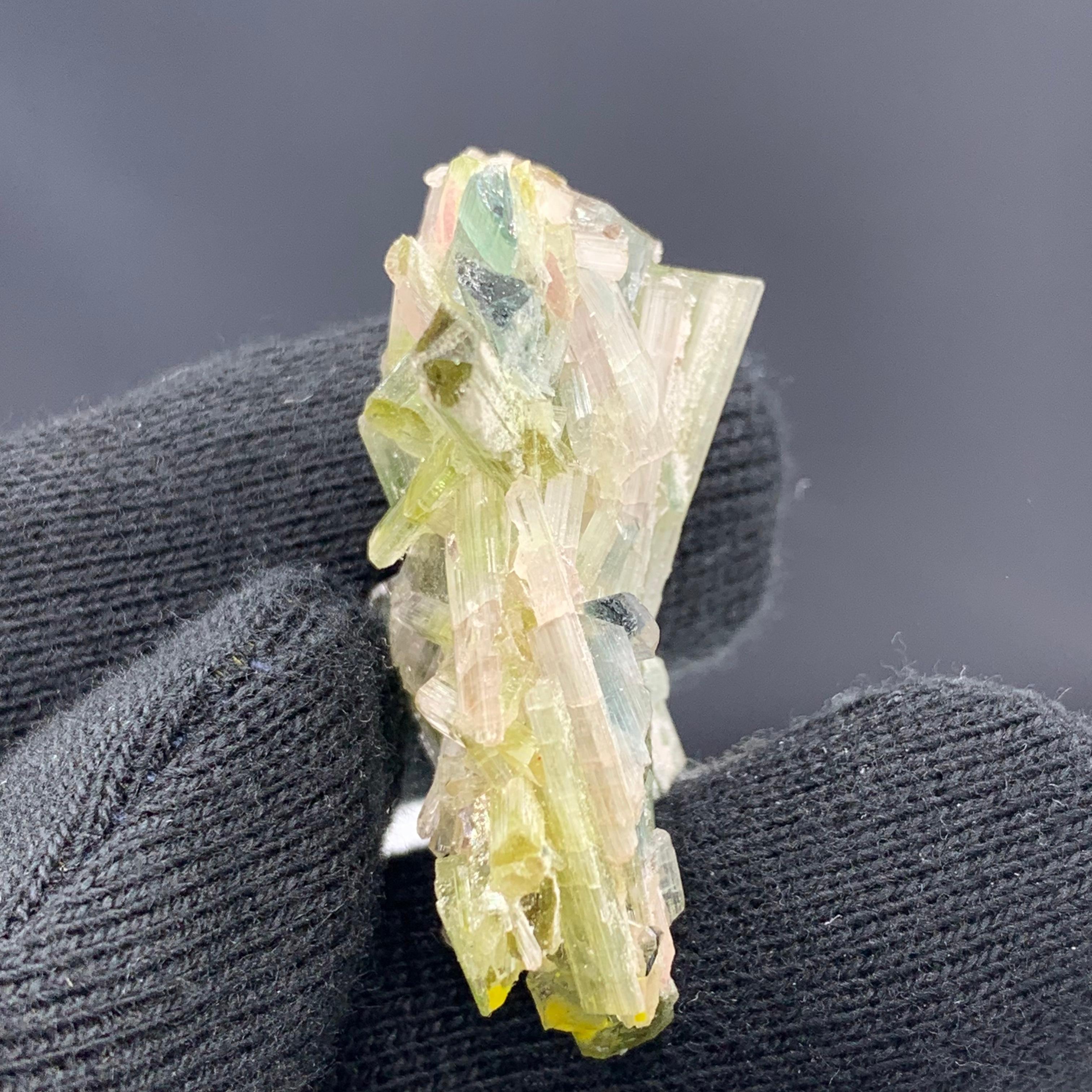 60.05 Carat Glamorous Tourmaline Crystals Cluster From Afghanistan For Sale 7