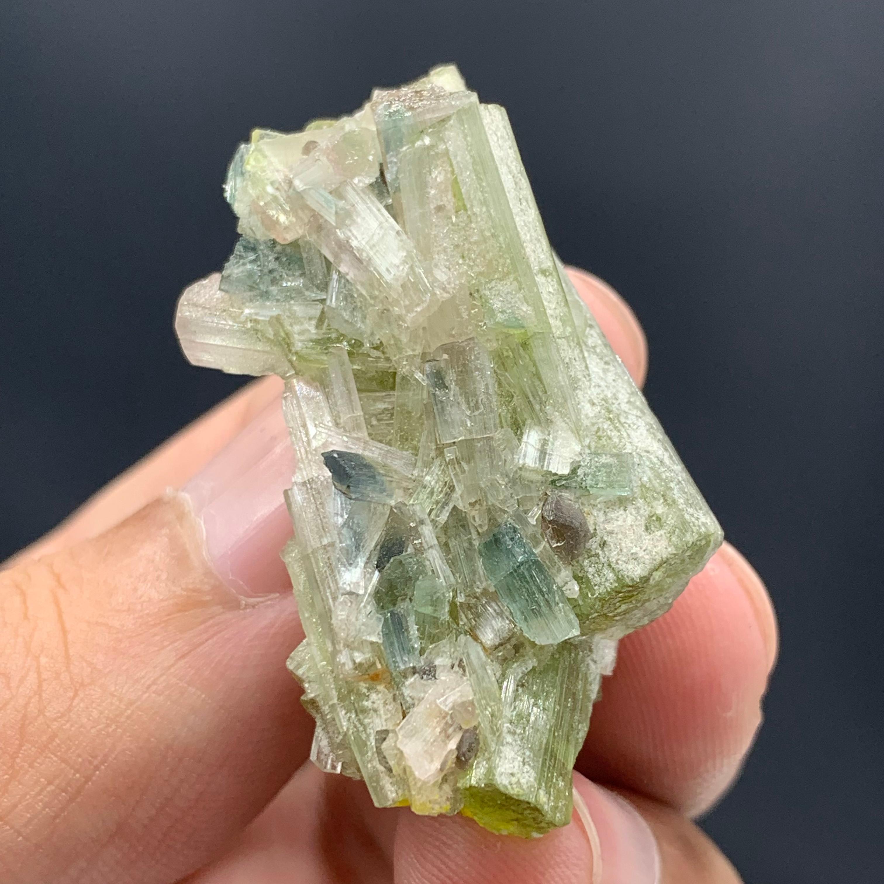 60.05 Carat Glamorous Tourmaline Crystals Cluster From Afghanistan  For Sale 12