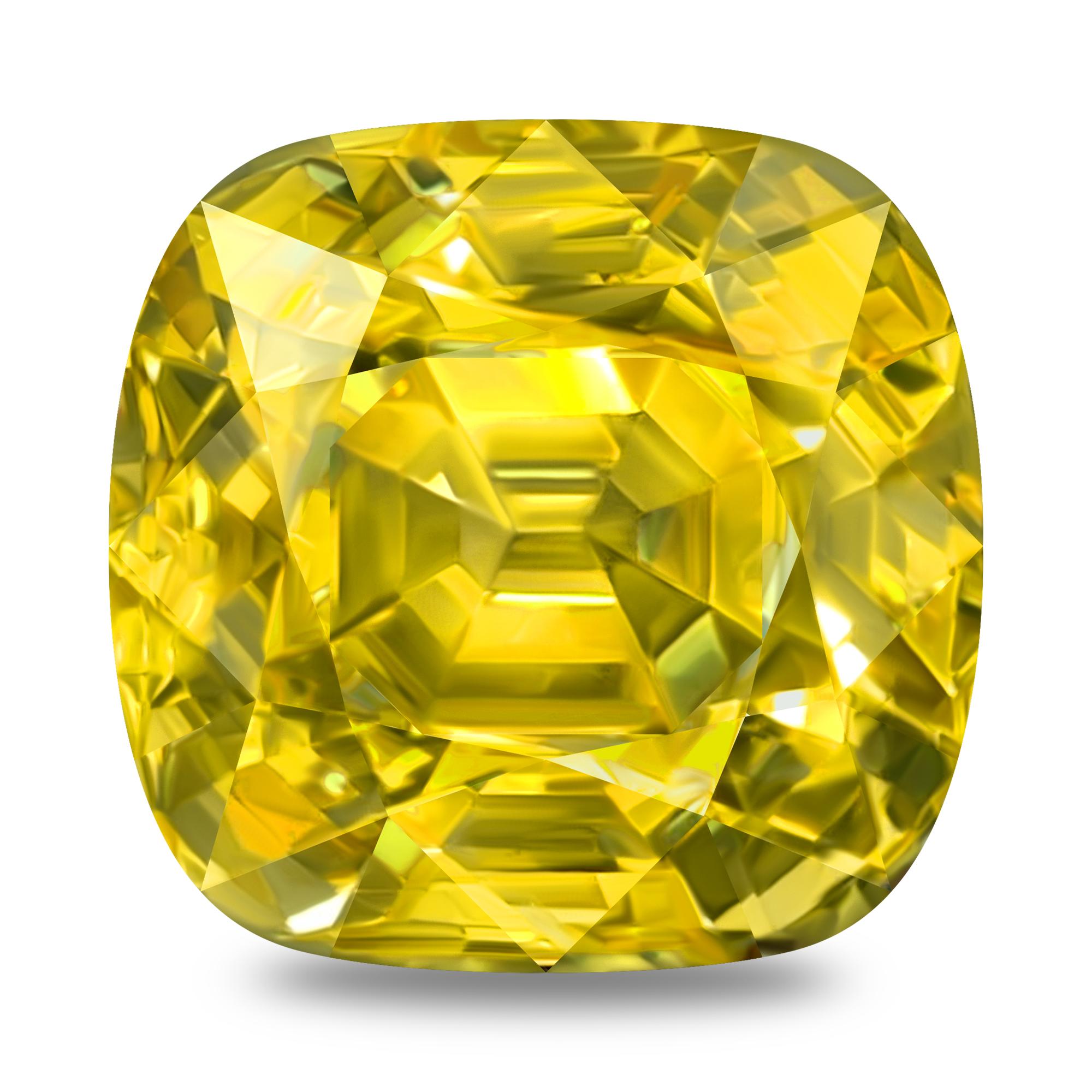 Sri Lanka is one of the best gemstone sources in the world.
Especially if we are speaking about yellow sapphires. 
This stone is one of the best samples of Srilankan yellow sapphires in this size. 
It is big in size, eye clean, natural, has no