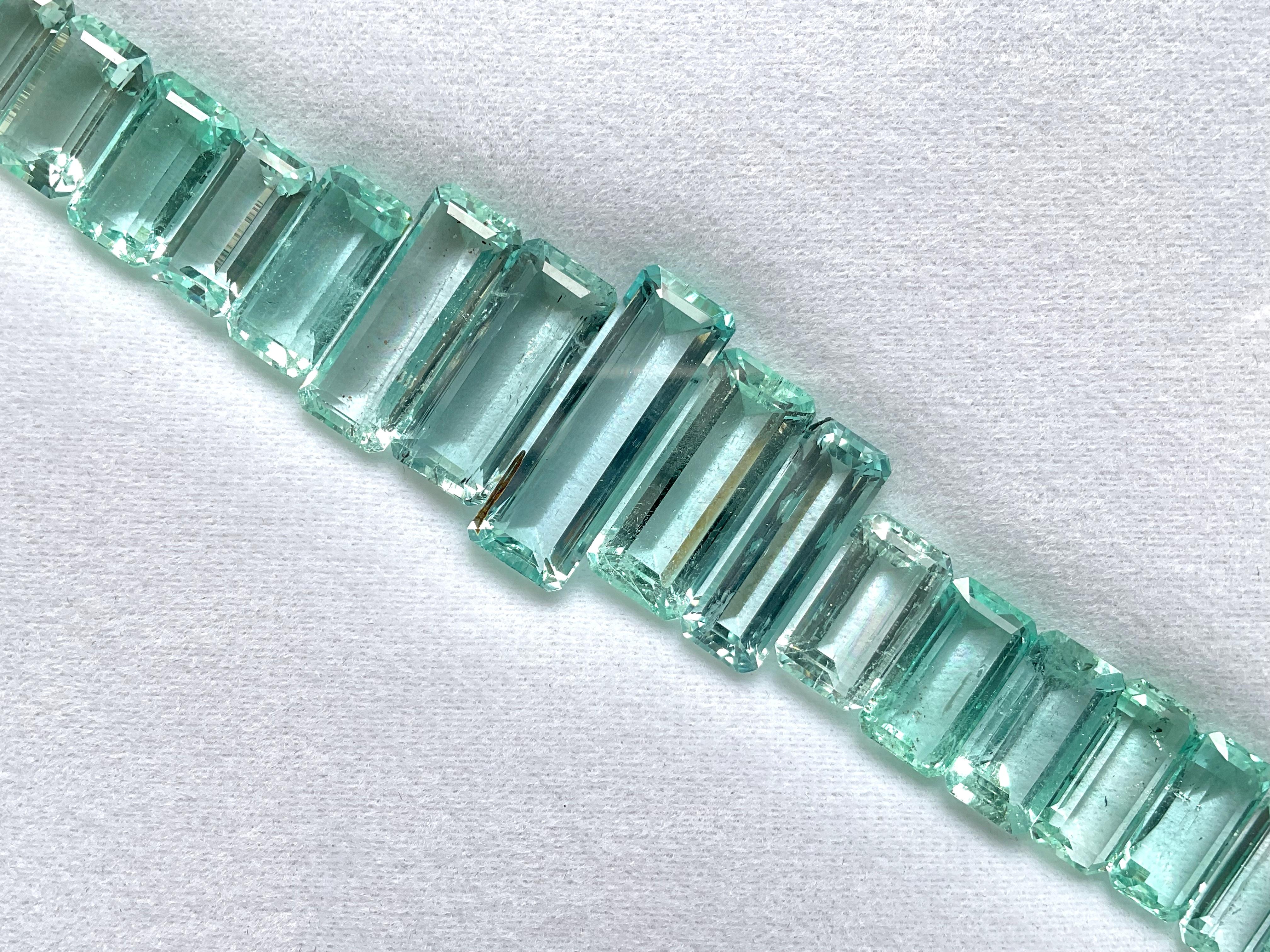 60.09 Karat Nigeria Smaragd Oktagon Schliff Stein Layout Feiner Schmuck Natürlicher Edelstein im Angebot 4