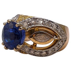 6.00c Natural unheard Sapphire Ring.