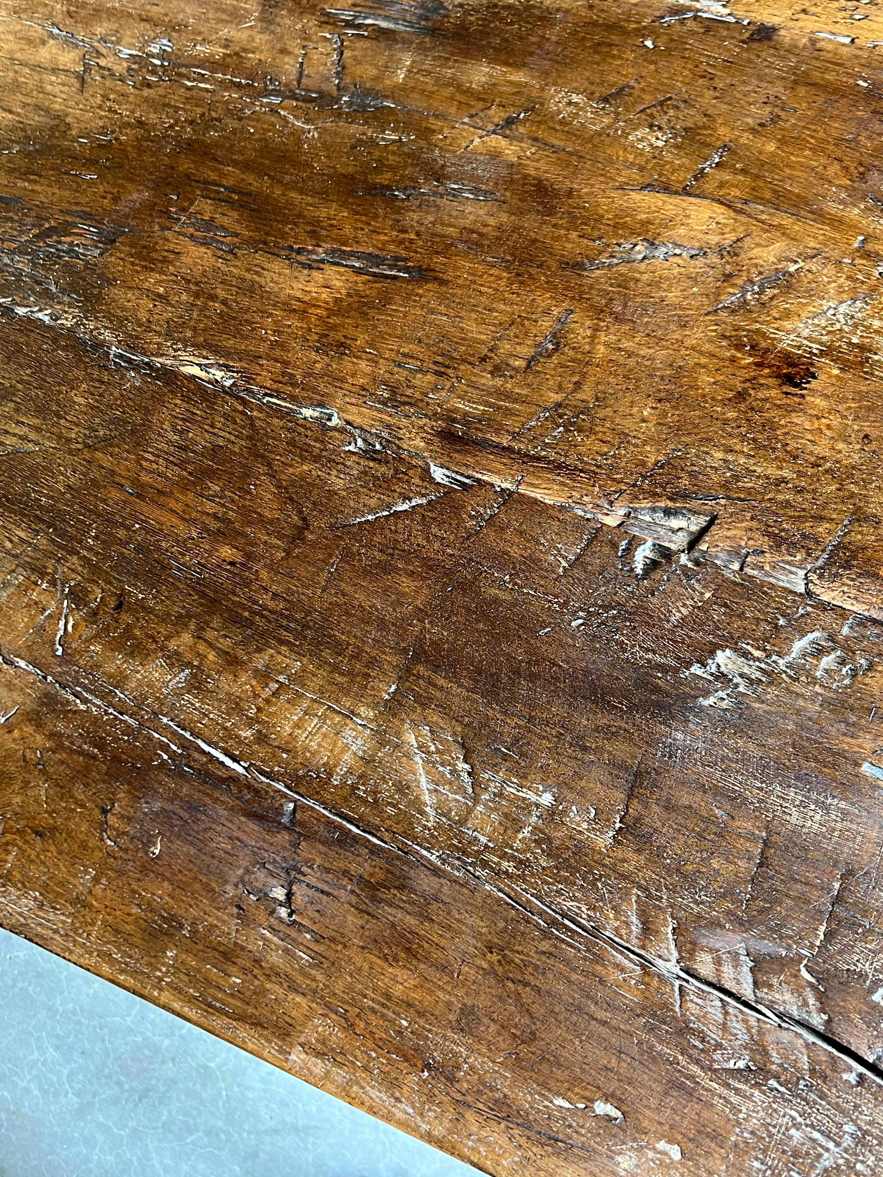 600CM Oak monastery table For Sale 1