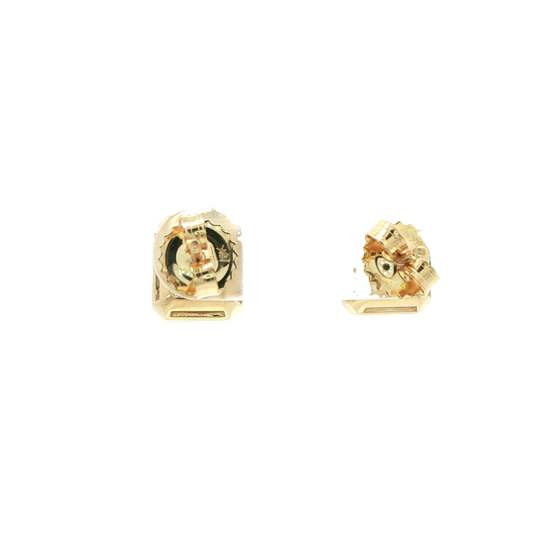 6.00ct. GIA Certified Y-Z Radiant Cut Diamond Stud Earrings in 18K Yellow Gold In New Condition For Sale In San Francisco, CA