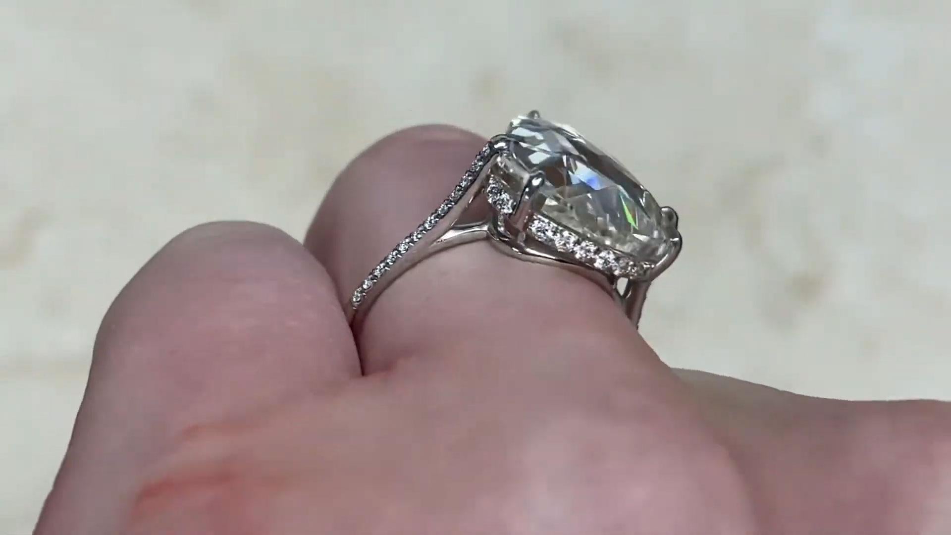 rose cut diamond pave setting