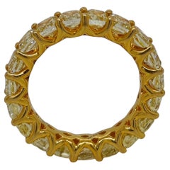 6.01 Carat Fancy Diamond Yellow Gold Ring