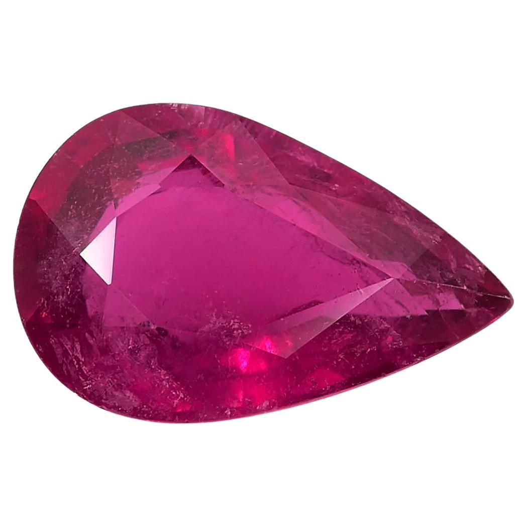 6.01 Carats Rubellite  For Sale