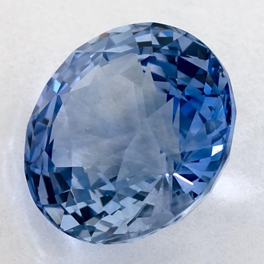 6.01 ct Zafiro Azul Redondo Gema Suelta Corte redondo en venta