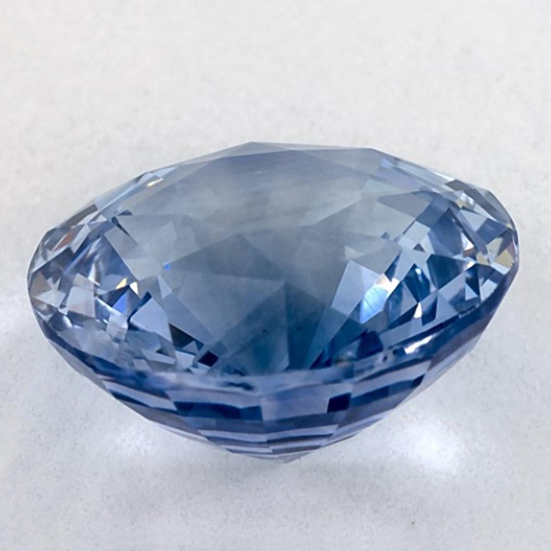 6.01 ct Zafiro Azul Redondo Gema Suelta en Nuevo estado para la venta en Fort Lee, NJ
