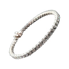 Pulsera de Tenis de Diamantes 6.01 ct - Platino