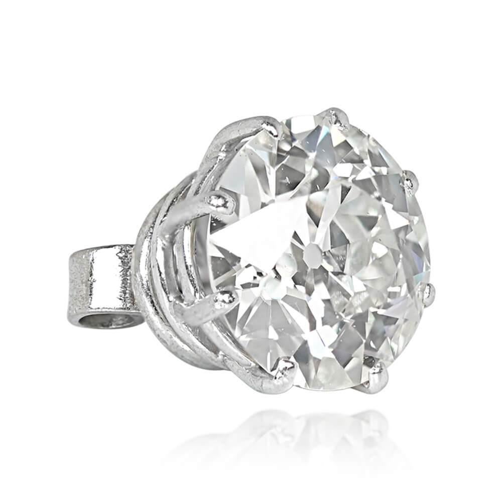 6,01 Karat Diamant-Ohrringe mit alteuropäischem Schliff, Platin im Zustand „Hervorragend“ im Angebot in New York, NY