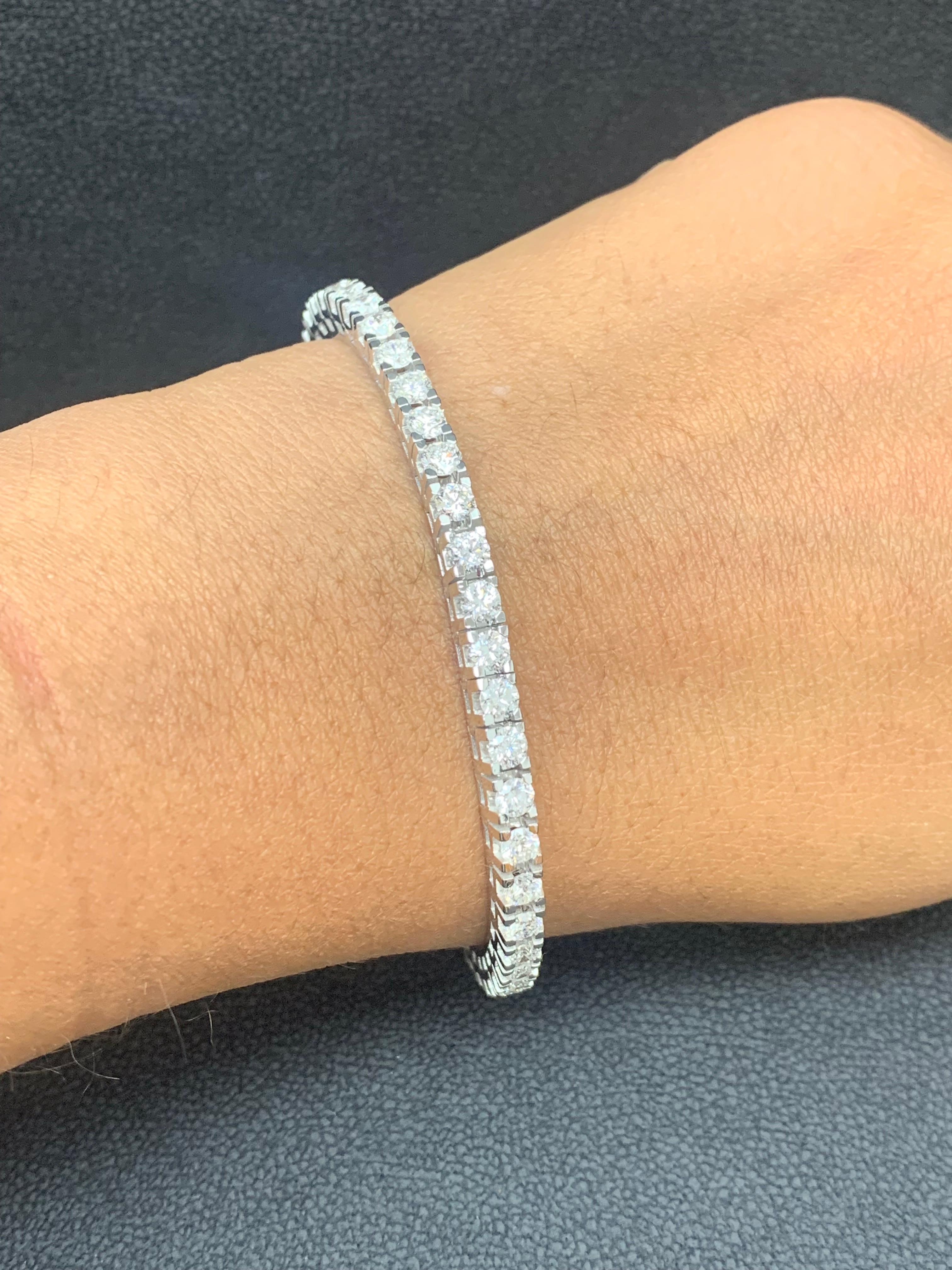 8ct diamond tennis bracelet