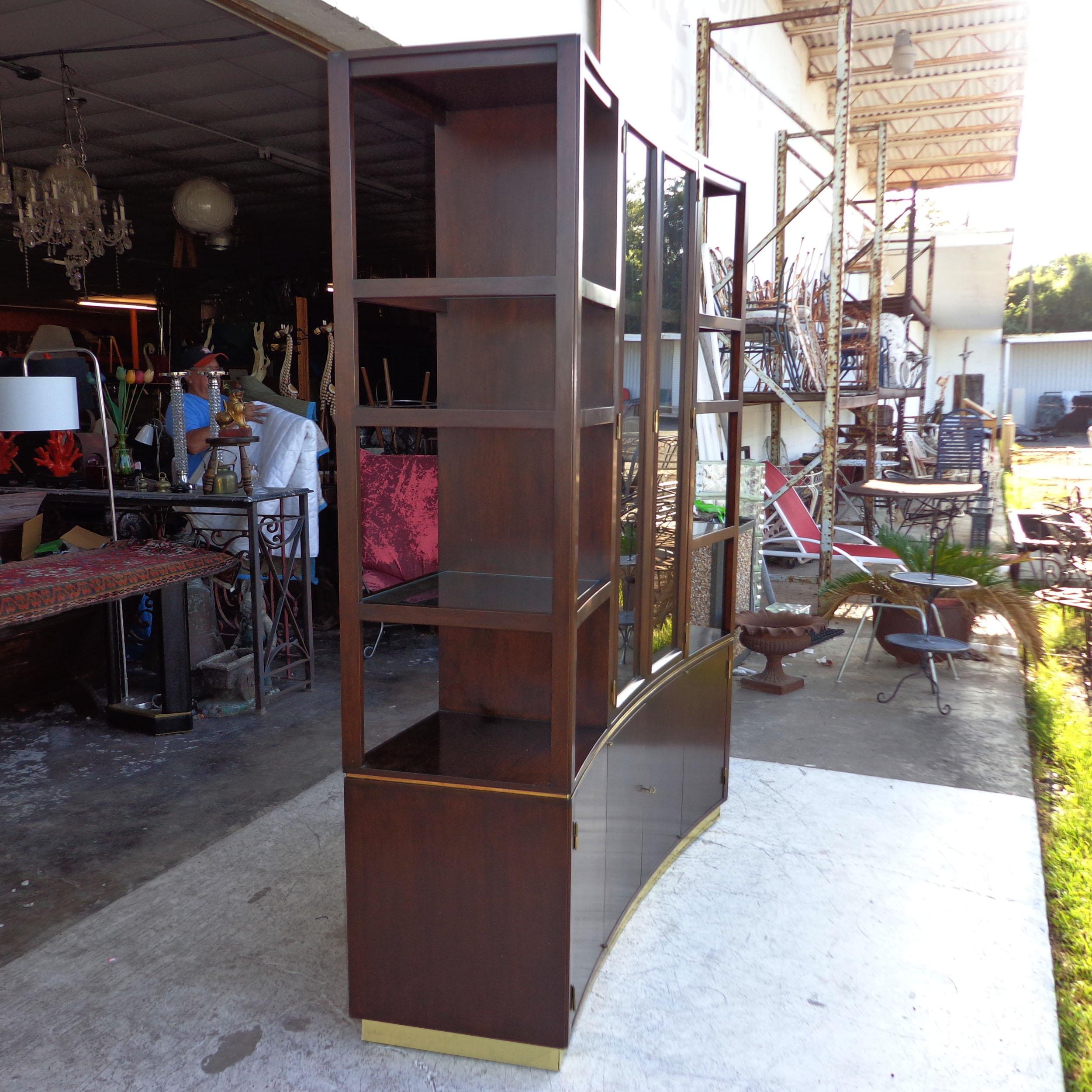 #6027 Edward Wormley for Dunbar Super Structure Display Cabinet In Good Condition For Sale In Pasadena, TX