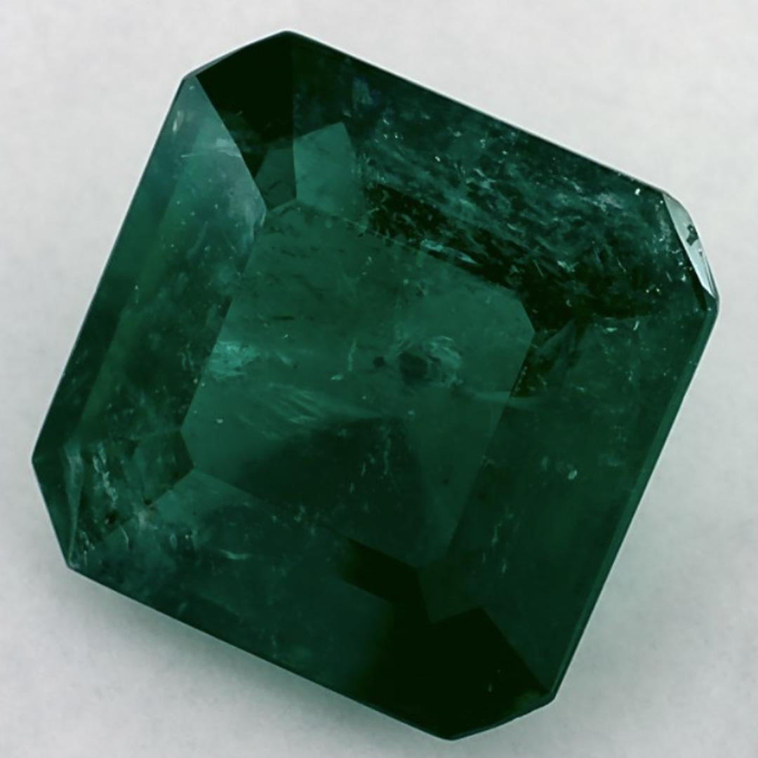 6.04 qt Esmeralda talla octágono Gema suelta Corte octogonal en venta