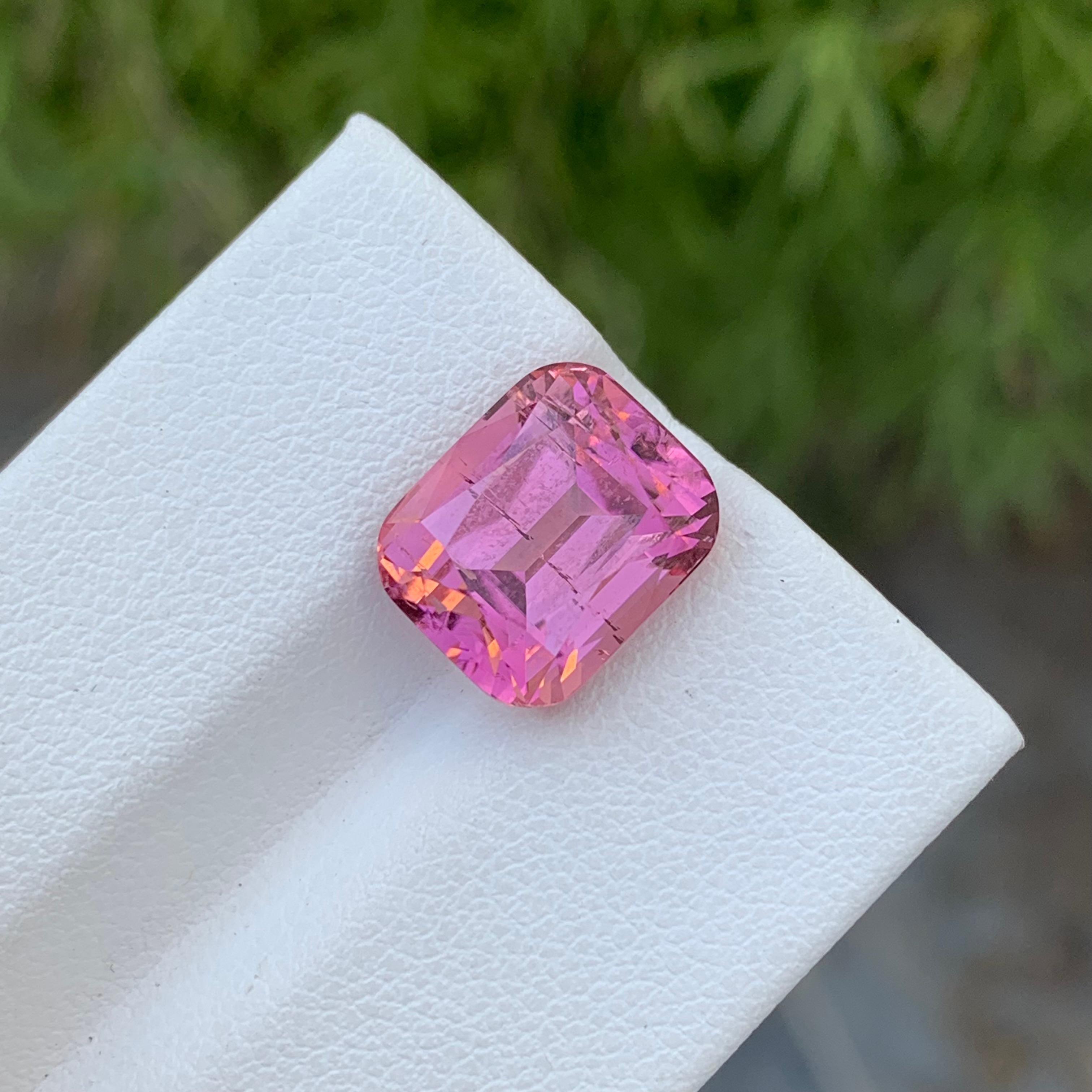 Femenino o masculino 6,05 quilates adorable turmalina rosa bebé suelta en forma de cojín gema para anillo en venta