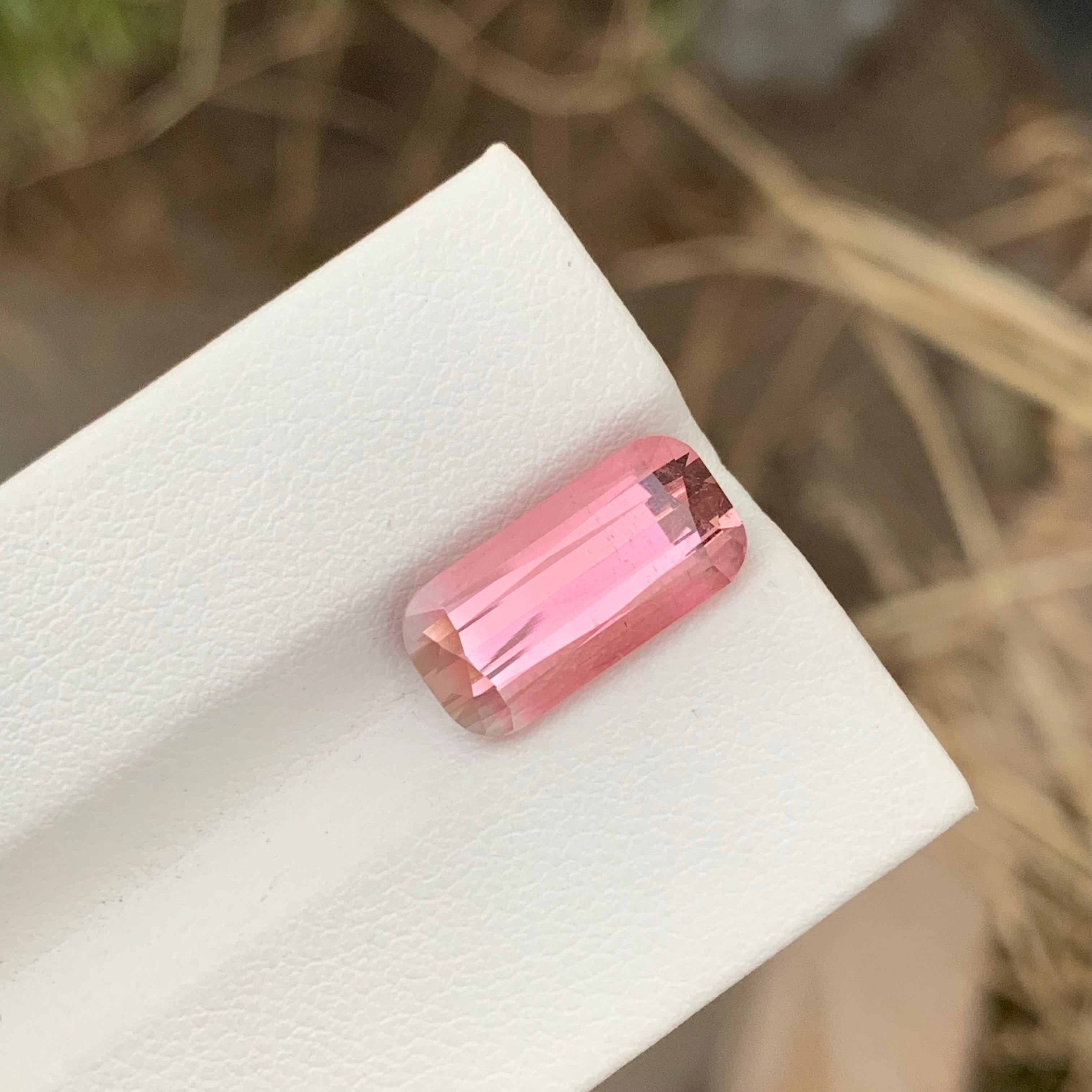 6.05 Carat Natural Loose Baby Pink Tourmaline Paprook Afghanistan Mine In New Condition For Sale In Peshawar, PK