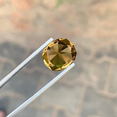 6.05 Carat Natural Loose Citrine Oval Shape Gemstone