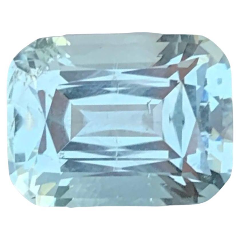 6.05 carats Blue Aquamarine Stone Cushion Cut Natural Pakistani Gemstone