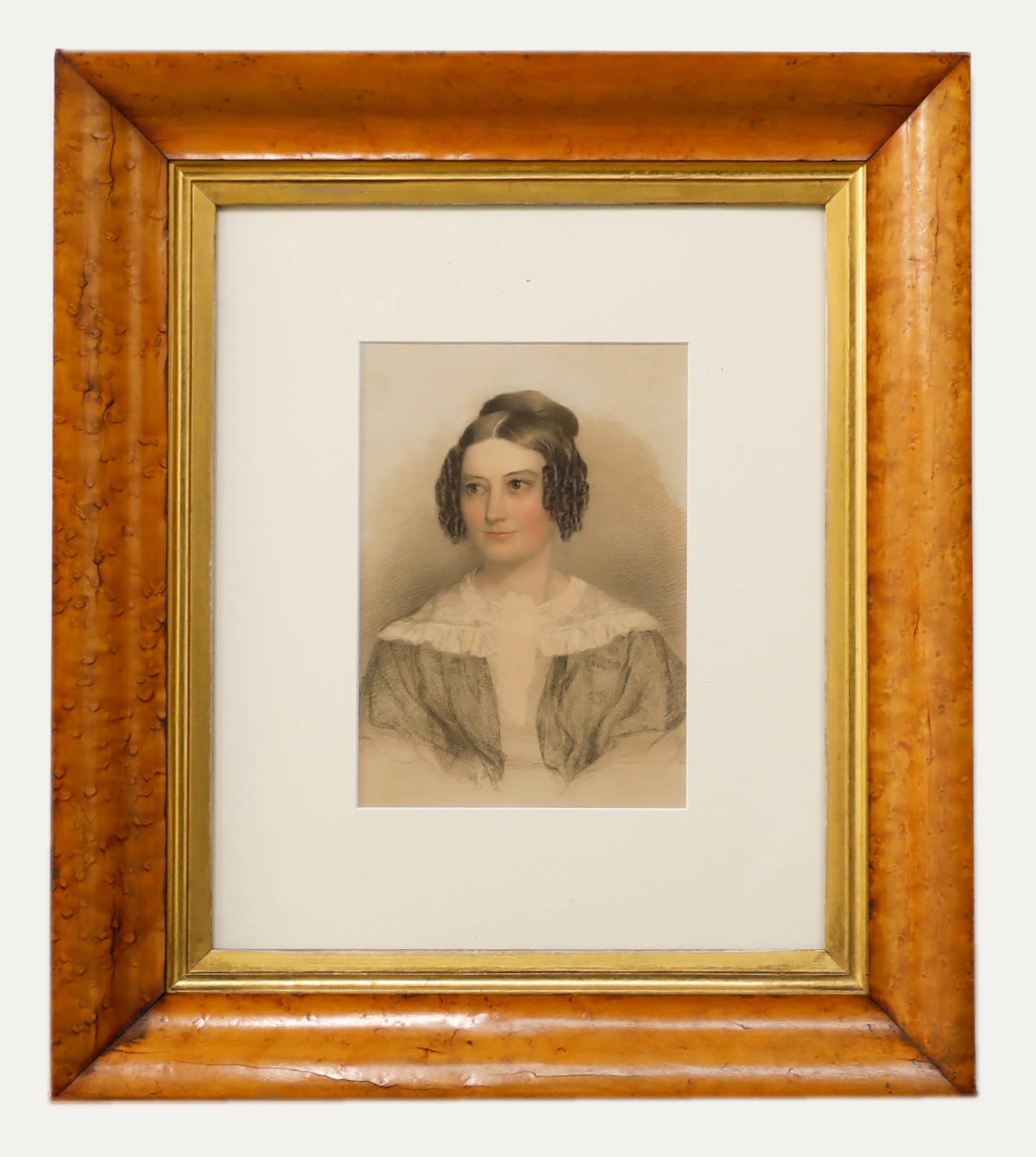 Paul Augustus Mulready (Irish 1804-1864) - c.1839 Watercolour, Mary Walker